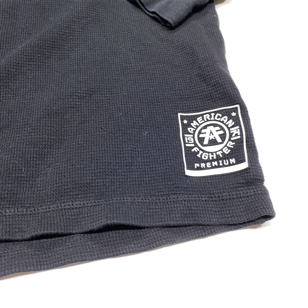 American Fighter Premium Athletics  Shirt Men's Long Sleeve Thermal Black Large - Picture 4 of 9